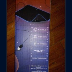 LED gaming mouse pad